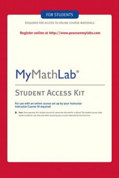 MyLab Math 4th edition 9780321199911 032119991X